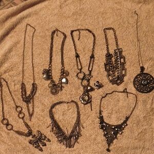 Chic Gold and Silver Necklace Collection